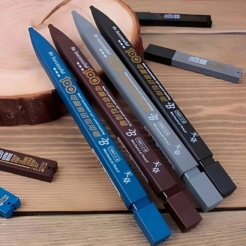 Staedtler Pencil Lumocolor - 2B 샤프 펜 세트, 펜 1개와