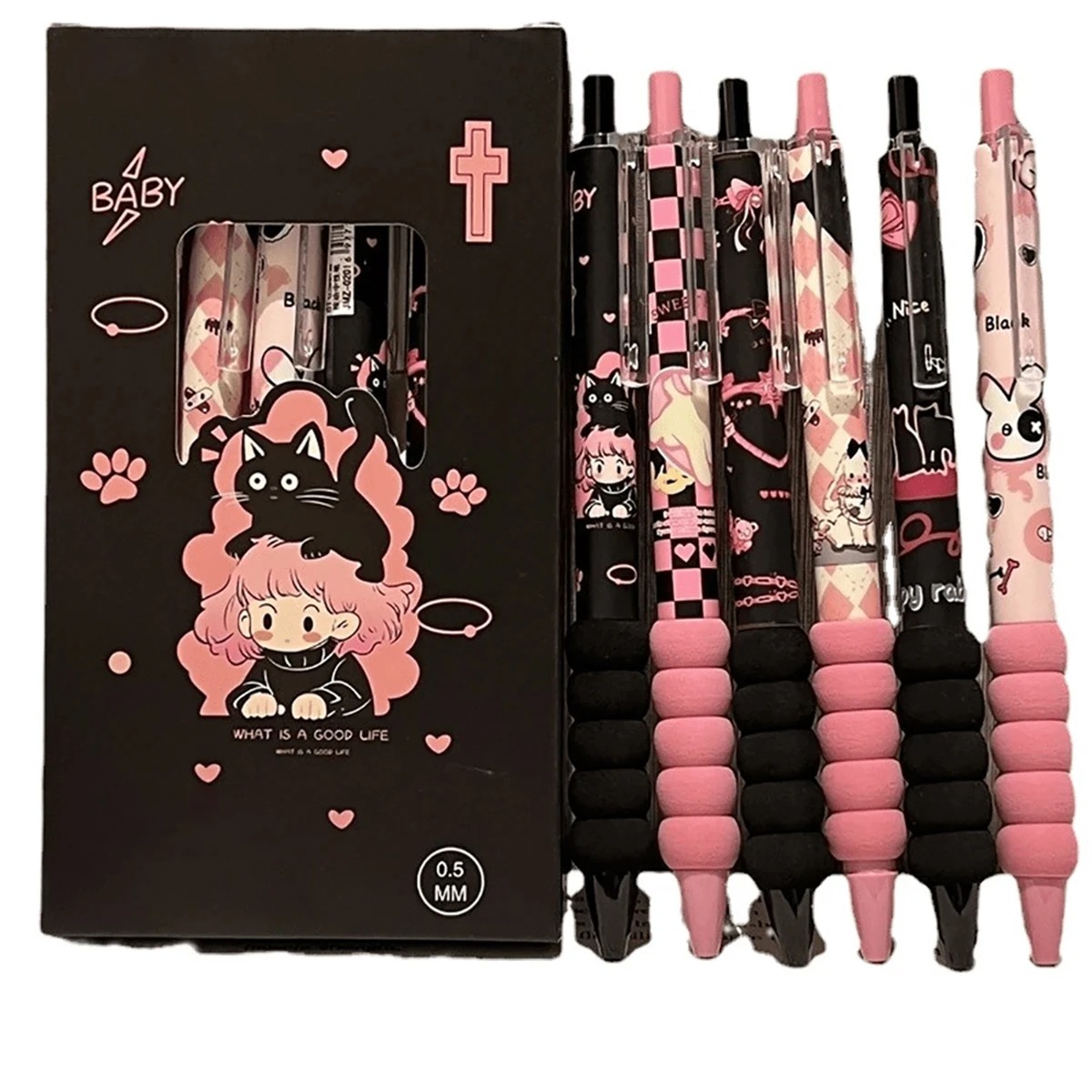 6피스 패셔너블하고 귀여운 중성펜 세트, 빠른 건조 소 - Ideal Stationery & Office Supply 리뷰 및 가격